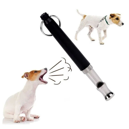 1PCS Dog Trainings Whistle Copper Ultrasonic Pet Dog Training Whistle Portable Keychain Whistle Adjustable Dog Flute Supplies