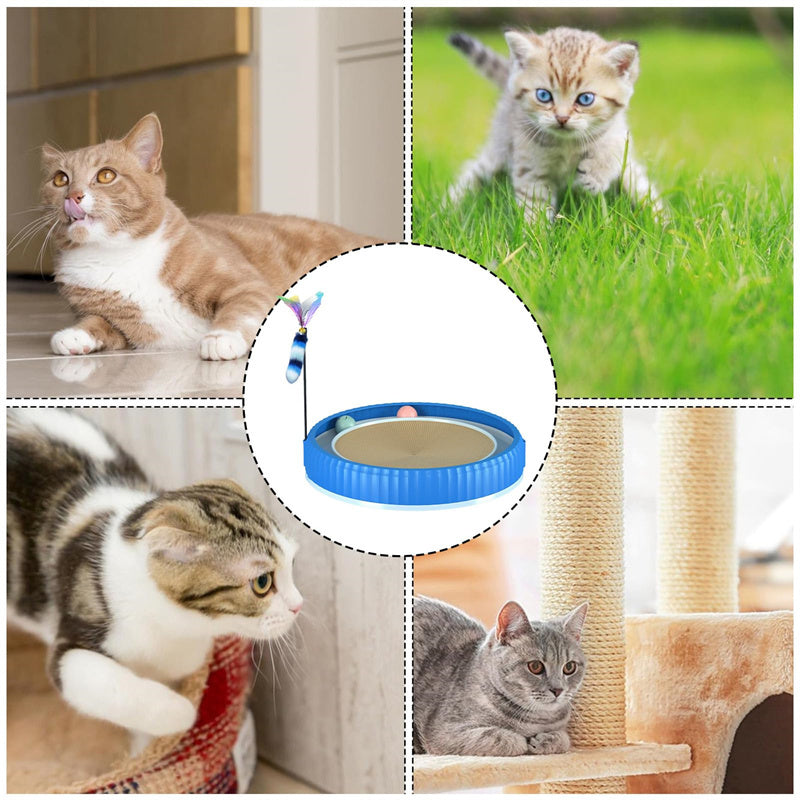 NEW Round Cat Scratching Board Wear-resistant Anti-scratch Claw Grinder Furniture Protector Pet Products